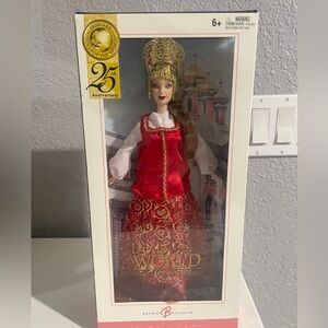 Barbie Collector Pink Label Doll in Red and Gold, Unopened